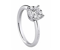 Anello Salvini Donna Daphne in Oro bianco Diamante 0.12 Ct 20059179 - 20059179